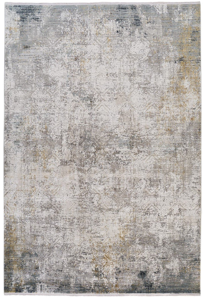 Dolce Vita Halı Vogue 8102 Gray Viscon Bamboo İplik