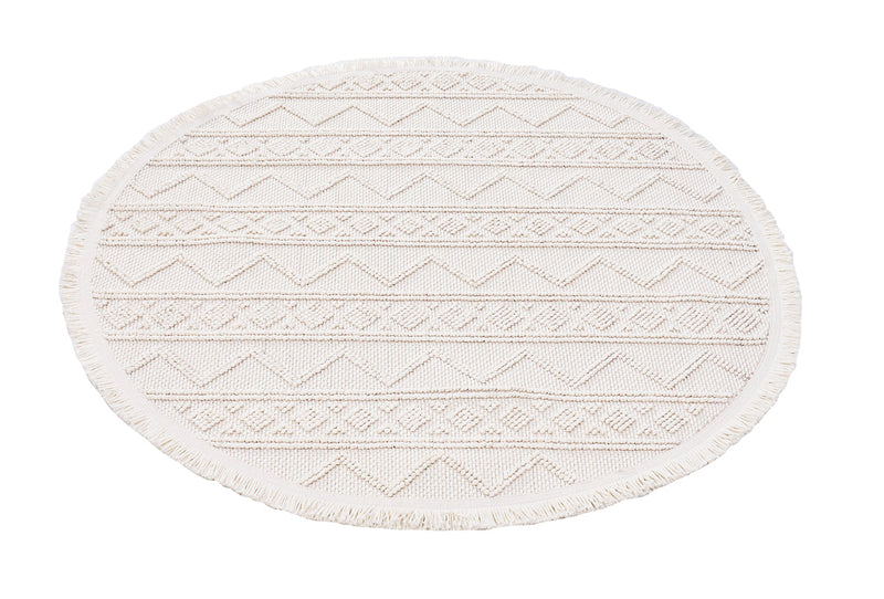 Dolce Vita Halı Bohem 385 Mastic 133x133 Daire Halı - Dolce Vita Halı