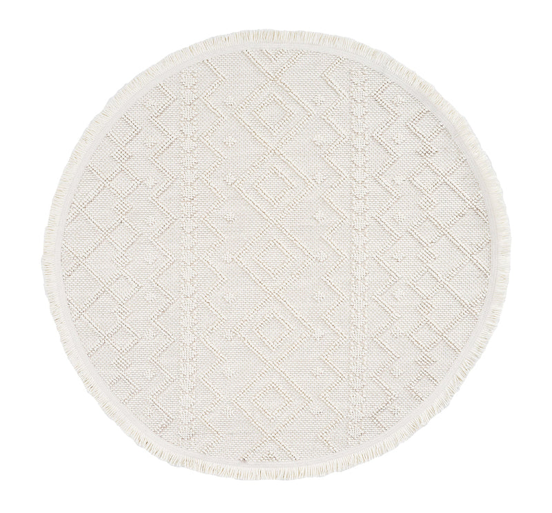 Dolce Vita Halı Bohem 387 Linen 133x133 Daire Halı - Dolce Vita Halı
