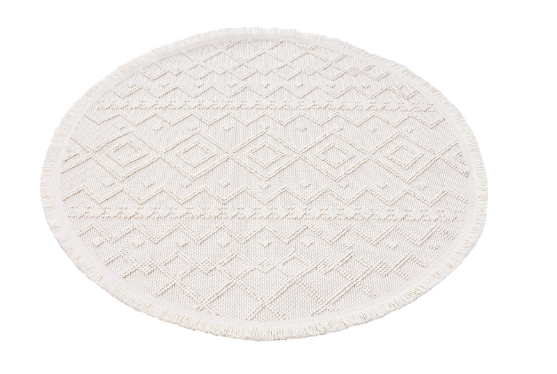 Dolce Vita Halı Bohem 387 Linen 133x133 Daire Halı - Dolce Vita Halı