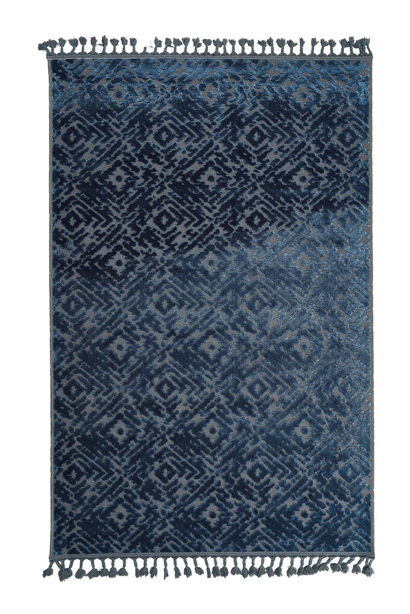 Premium Home Lotus 7003 Navy Blue