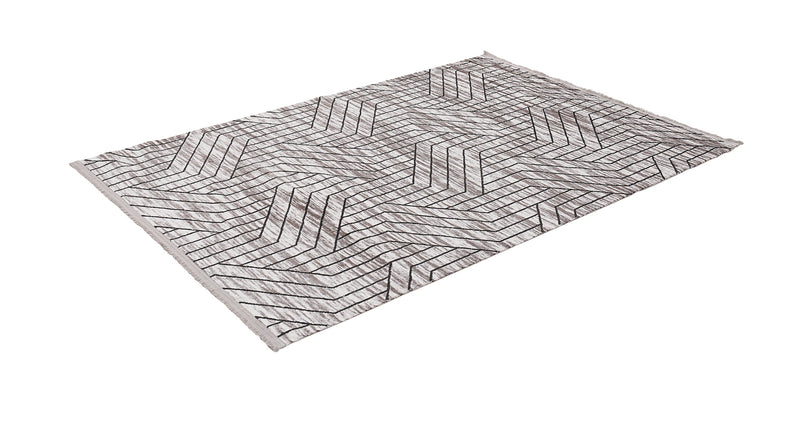 Dolce Vita Halı Quadro 3701 Grey - Gri Salon Halısı - Dolce Vita Halı