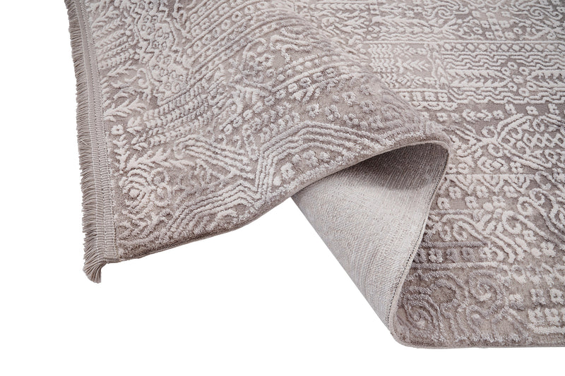 Dolce Vita Halı Quadro 3709 Grey - Gri Salon Halısı - Dolce Vita Halı