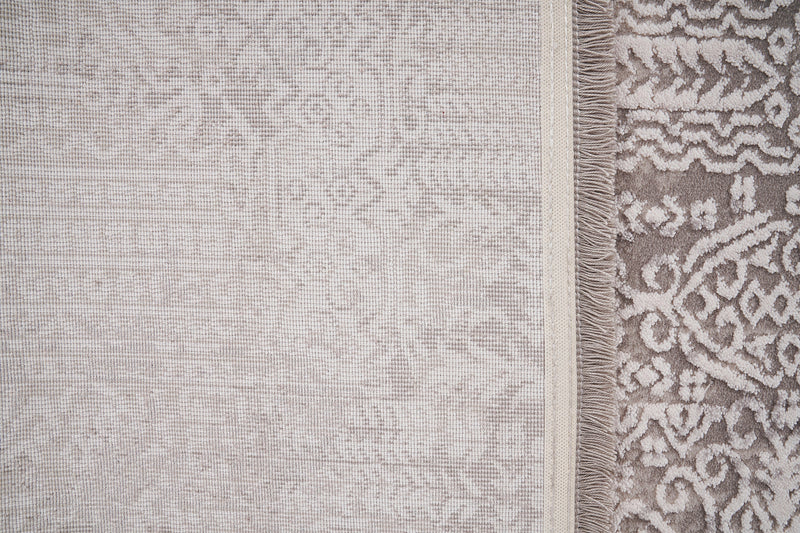 Dolce Vita Halı Quadro 3709 Grey - Gri Salon Halısı - Dolce Vita Halı