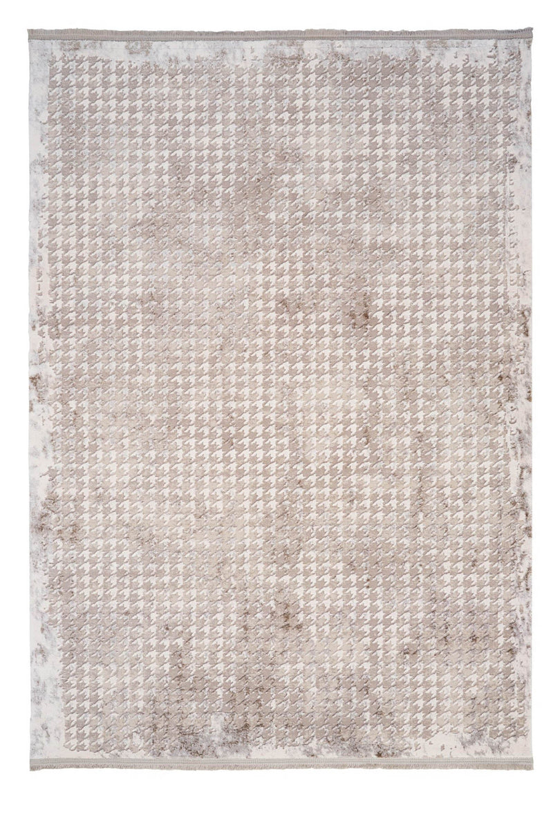 Dolce Vita Halı Quadro 3703 Grey - Salon Halısı - Dolce Vita Halı