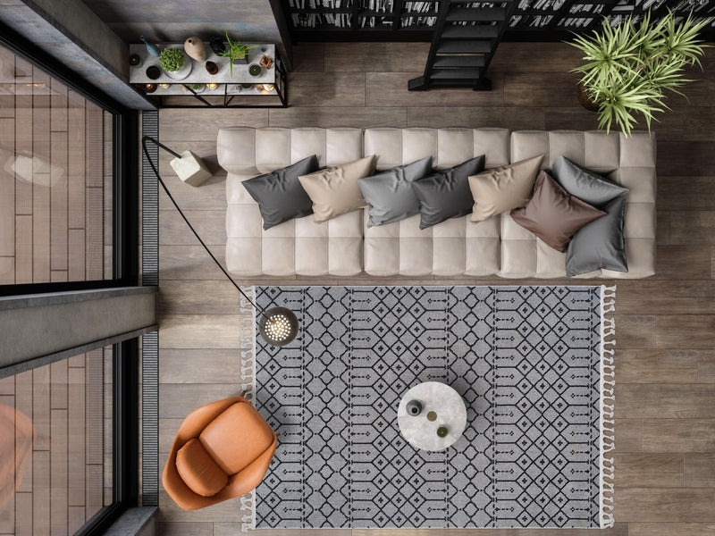 Dolce Vita Halı Iskandinavv 986A Gri - Dolce Vita Halı