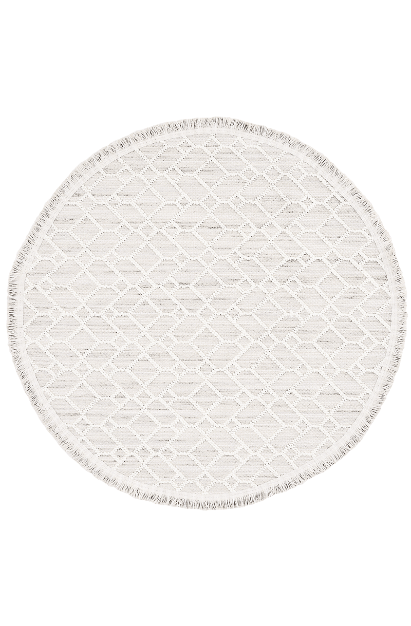Dolce Vita Halı Bohem 383 Lime 133x133 Daire Halı - Dolce Vita Halı