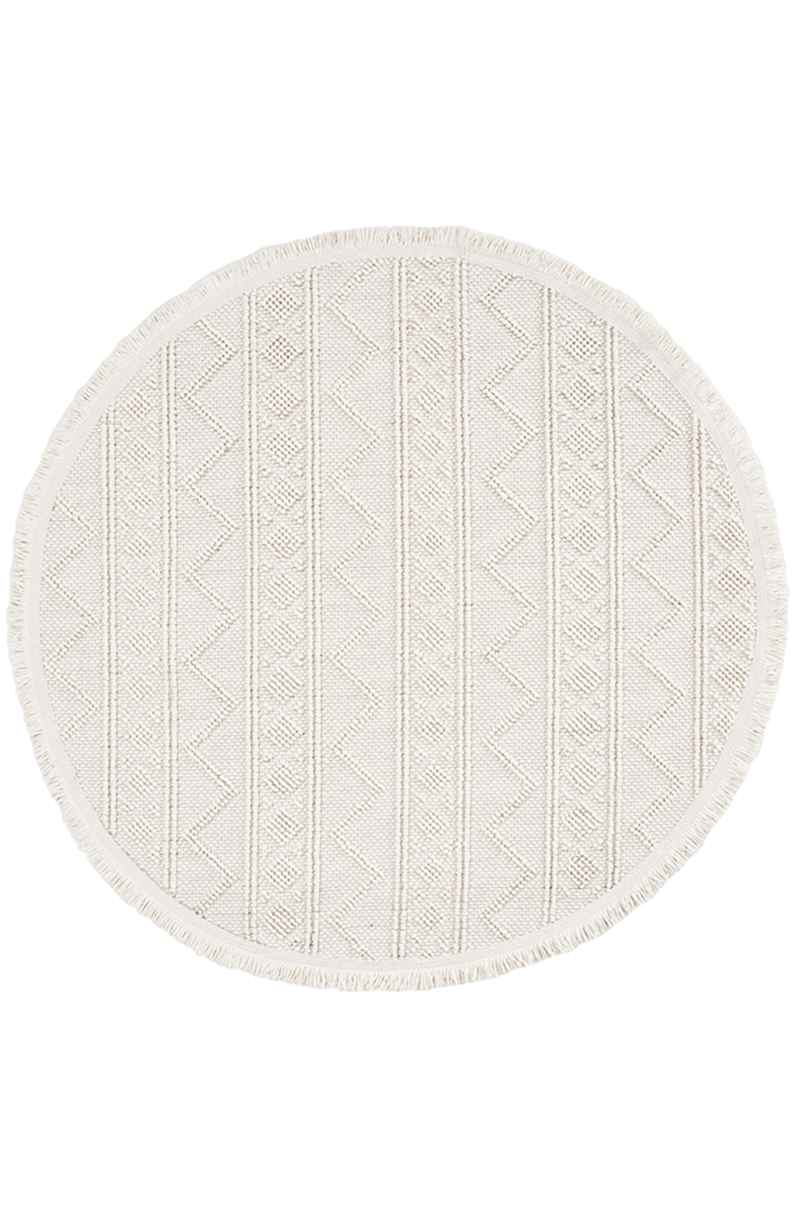 Dolce Vita Halı Bohem 385 Mastic 133x133 Daire Halı - Dolce Vita Halı