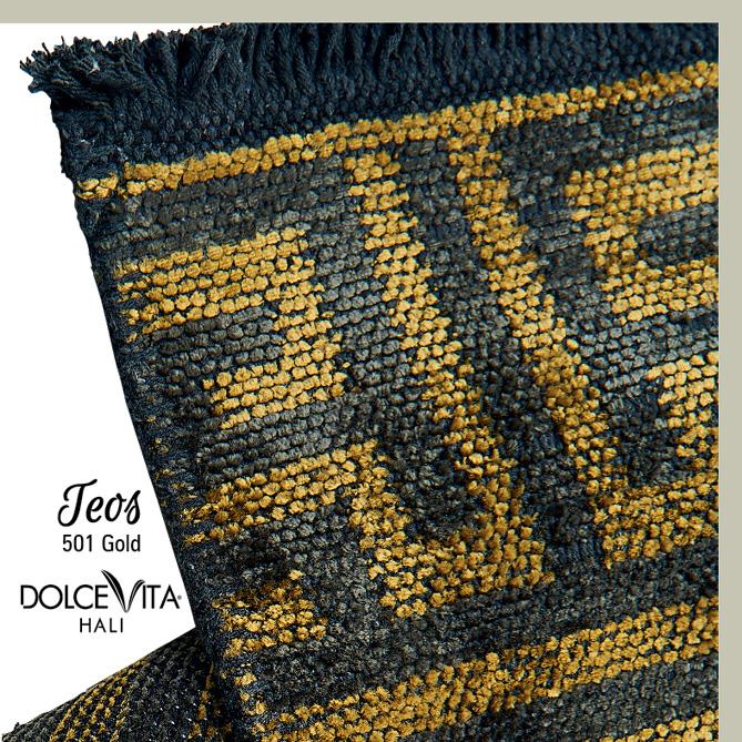 Dolce Vita Halı Teos 501 Gold - Halı Diyarı