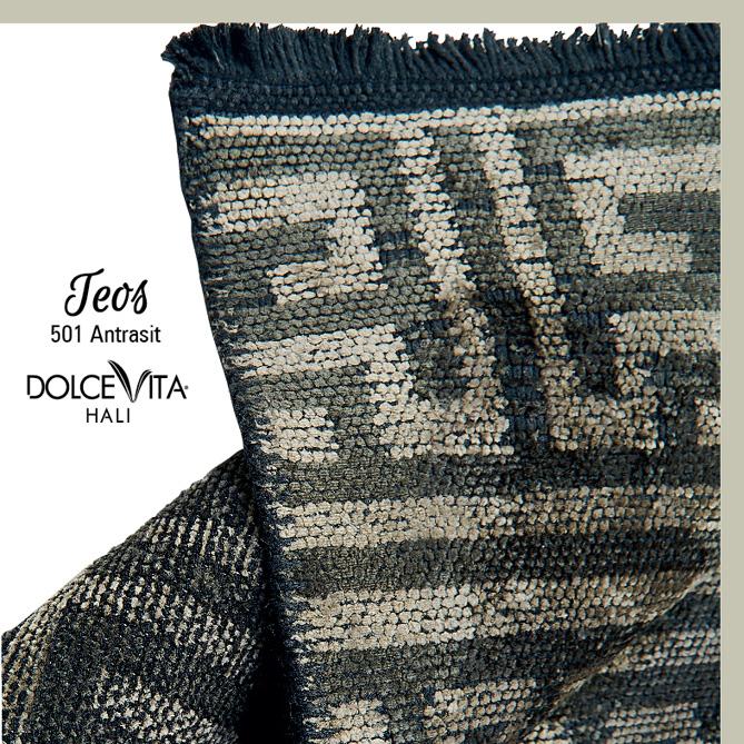 Dolce Vita Halı Teos 501 Anthracite - Halı Diyarı