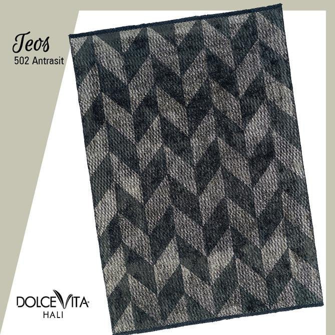 Dolce Vita Halı Teos 502 Anthracite - Halı Diyarı